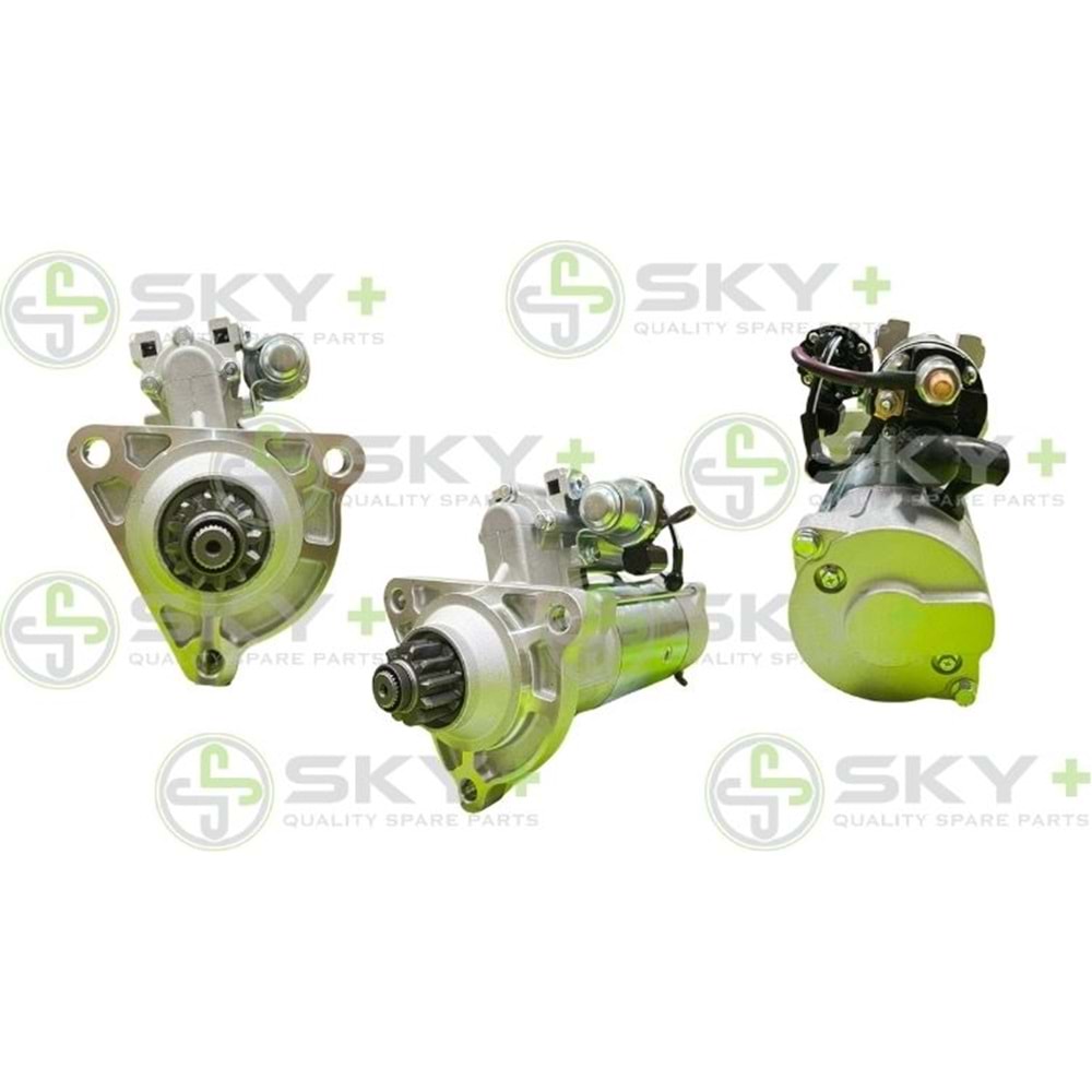 MARŞ MOTORU 24V 12DİŞ MİTSUBİSHİ TİP (8KW) MAN TGA TGS TGX (STR7913 M9T61971)