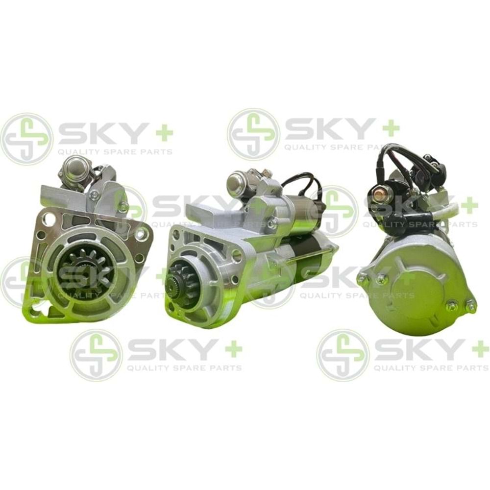 MARŞ MOTORU 24V 12DİŞ MİTSUBİSHİ TİP 5.5KW DEUTZ KHD MOTOR VOLVO PENTA MARİNE RENAULT MİDLUM OTOKAR DORUK OTOBÜS