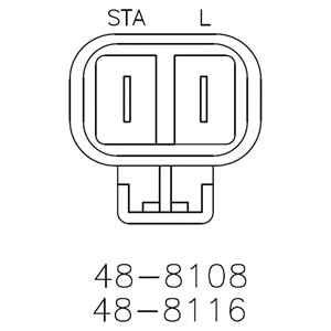 14.4 V OPEL COMBO,CORSA,ASTRA (206 4301C) 70 AMPER