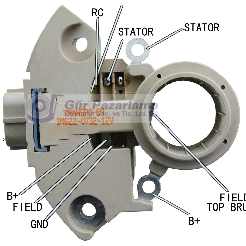 12V FORD FOCUS 2.0L 2008 - 2010 3 FİŞLİ
