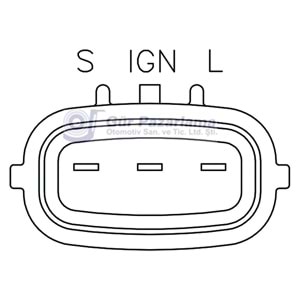 KONJ TOYOTA FORKLIFT (57.5 mm) (3 FIS) (S-IG-L)
