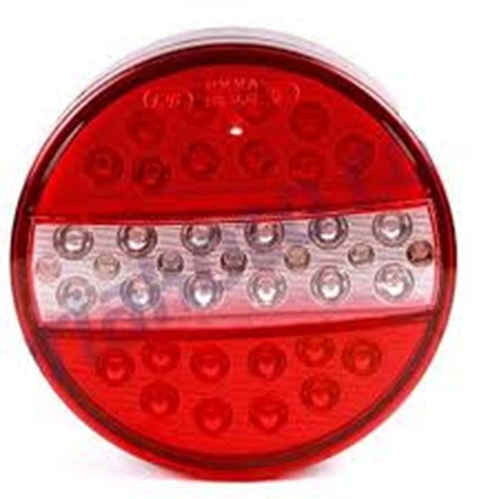 STOP LAMBA 12V LEDLİ YUVARLAK 4 FONKSİYONLU