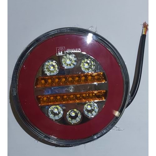 NEON LEDLİ YUVARLAK STOP LAMBA (12V)