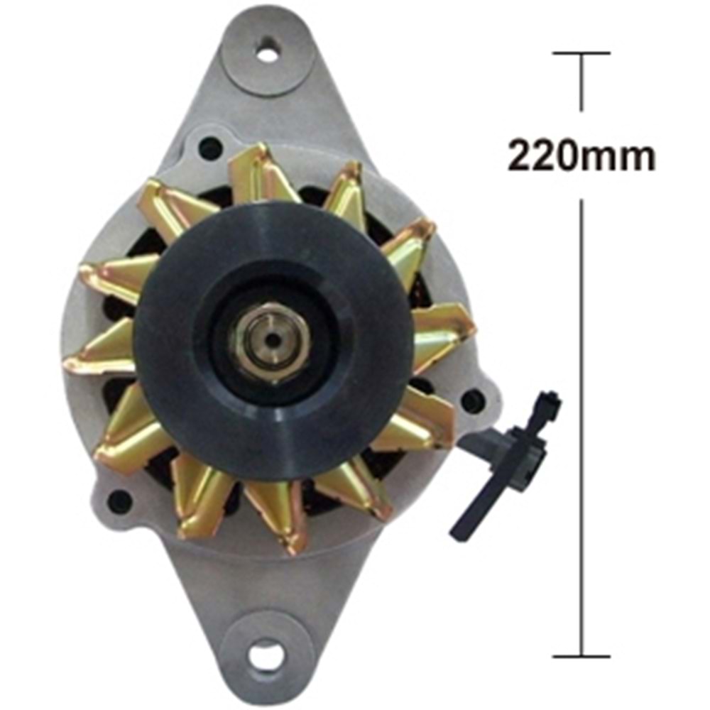 ALTERNATÖR 24V 55A HİNO KAMYON-KIRKAYAK ÇİFT KASNA