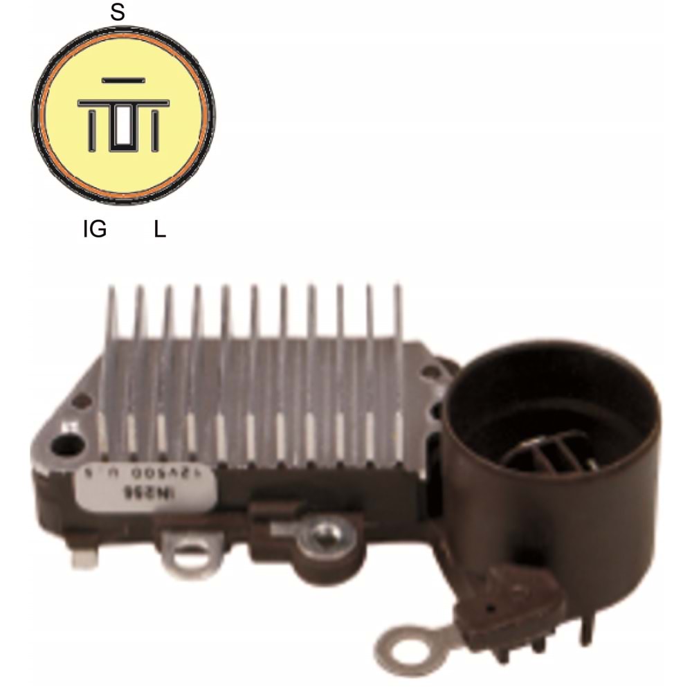 KONJ.12V.TOYOTA FORKLIFT YUVARLAK SOKET