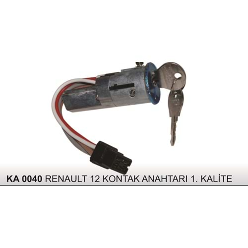 RENAULT 12 KONTAK ANAHTARI 1.KALİTE