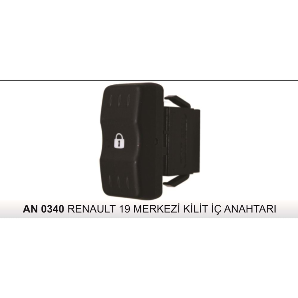 RENAULT 19 MERKEZİ KİLİT İÇ ANAHTARI