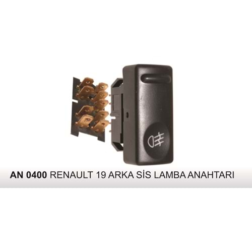 RENAULT 19 ARKA SİS LAMBA ANAHTARI