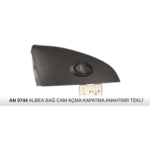 FIAT ALBEA CAM AÇMA-KAPAMA ANAHTARI SAĞ TEKLİ