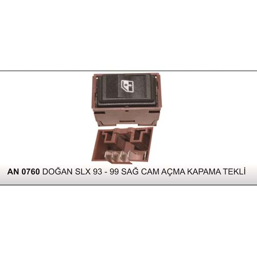 DOĞAN SLX 93-99 SAĞ CAM AÇMA KAPAMA A. TEKLİ TOFAŞ