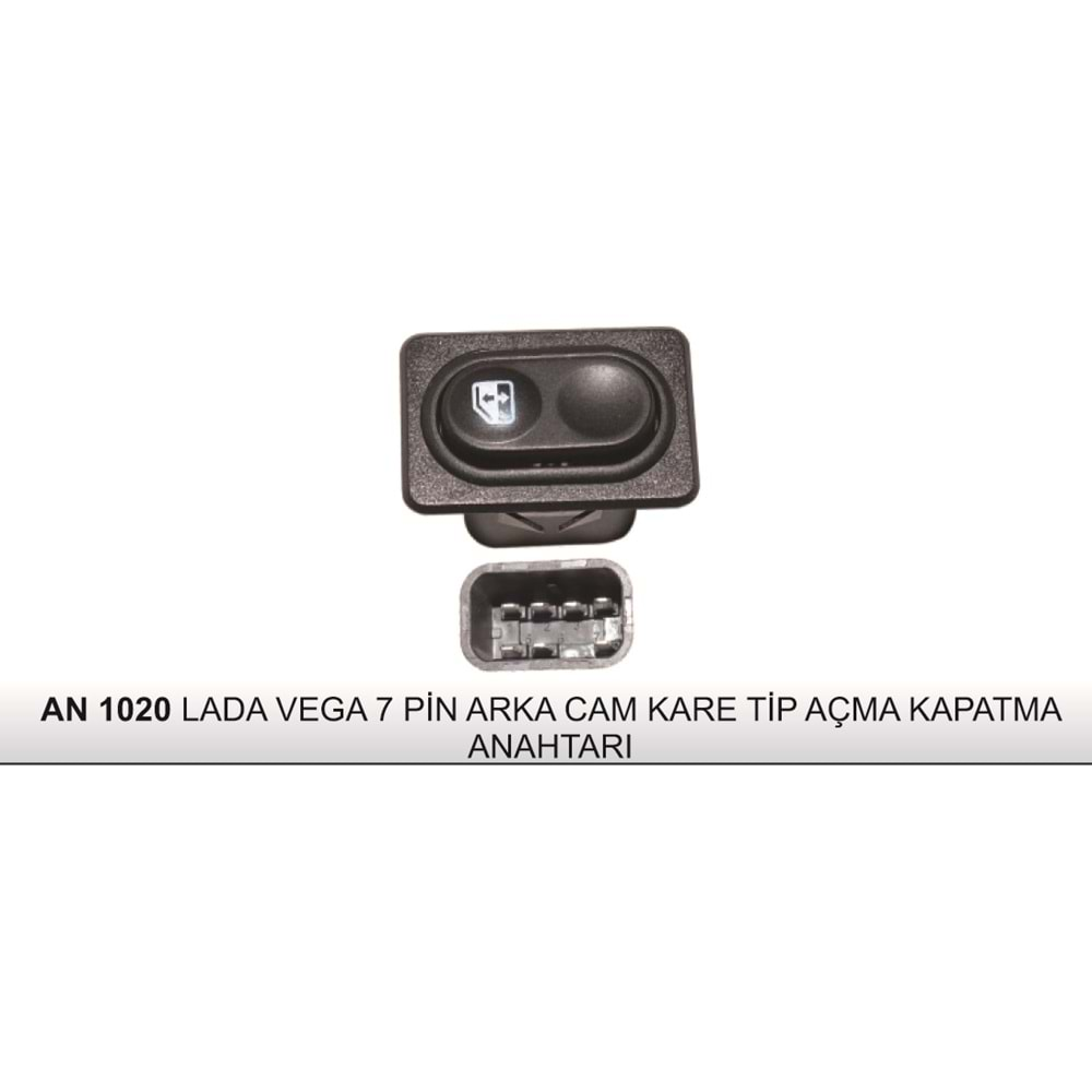 LADA VEGA 7 PIN ARKA KARE CAM AÇMA-KAPAMA ANAHTARI