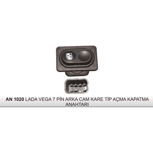 LADA VEGA 7 PIN ARKA KARE CAM AÇMA-KAPAMA ANAHTARI