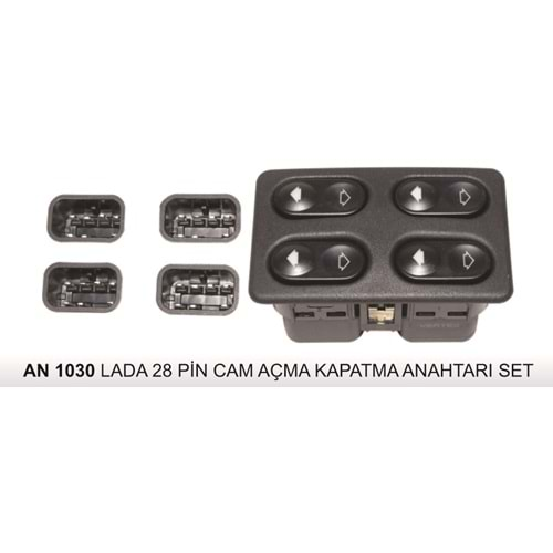 LADA 28 PIN CAM AÇMA-KAPAMA ANAHTARI SET