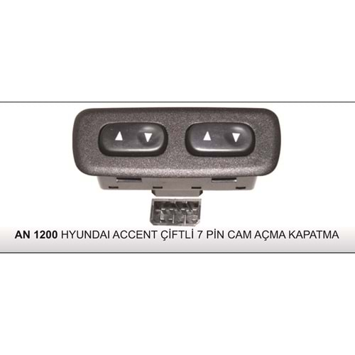 HYUNDAI ACCENT ÇİFTLİ 7P.CAM AÇMA-KAPAMA ANAHTARI