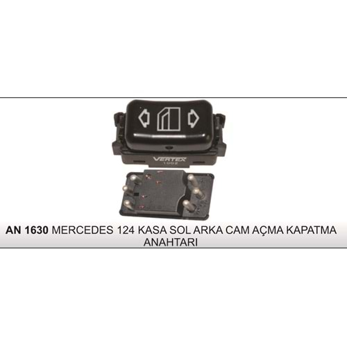 MERCEDES 124 KASA SOL ARKA CAM AÇMA-KAPAMA ANAHTAR