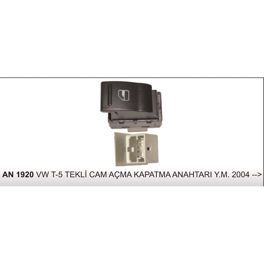 VW.T-5 TEKLİ CAM AÇMA-KAPAMA ANAHTARI 2004-->