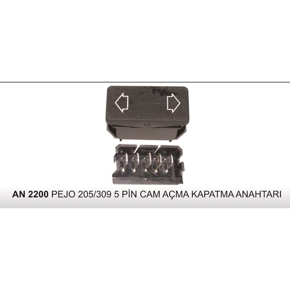 PEUGEOT 205/309 EM.5 PIN CAM AÇMA-KAPAMA ANAHTARI