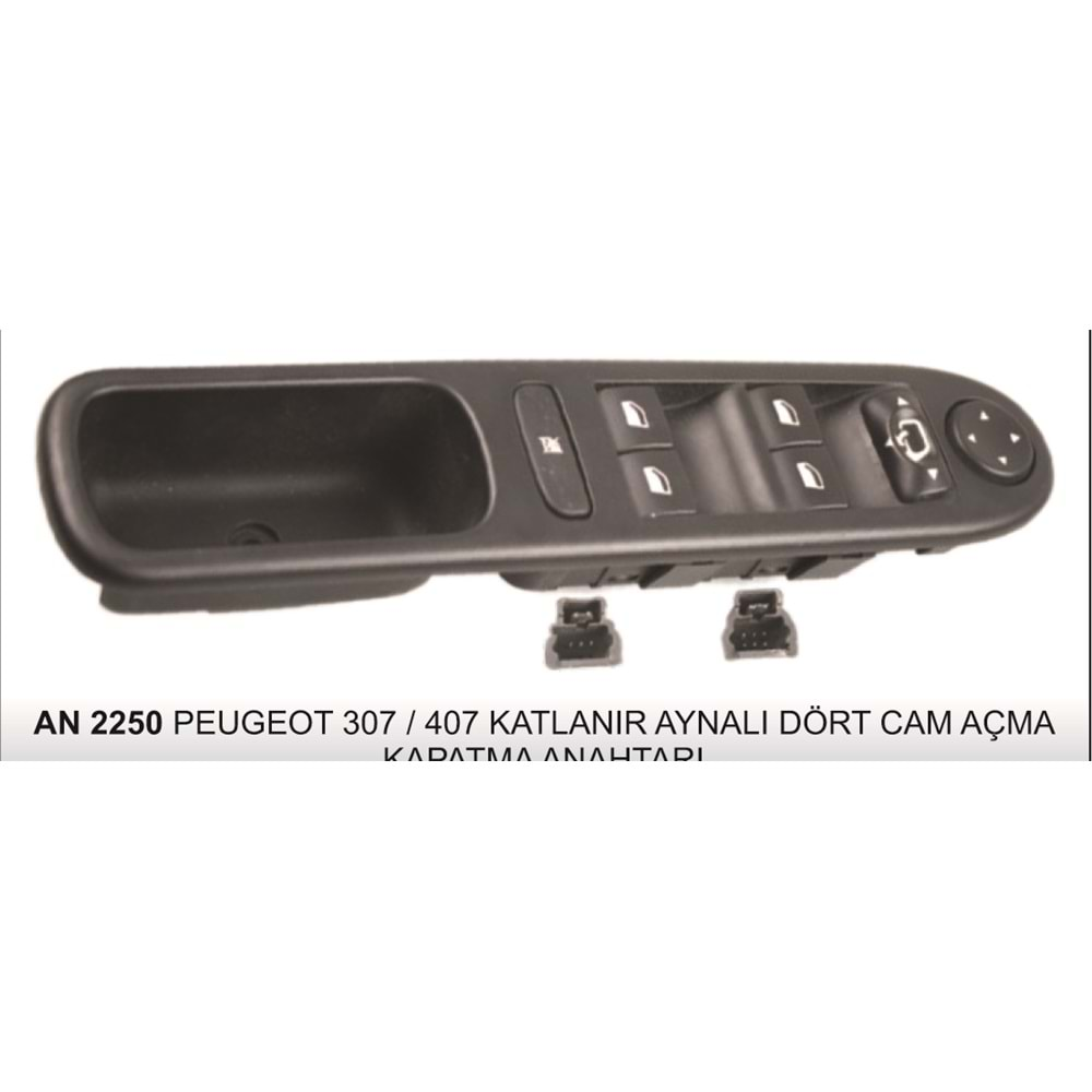 PEUGEOT 307/407 DÖRT CAM ACM-KAPM AYNA AYAR ANAH.