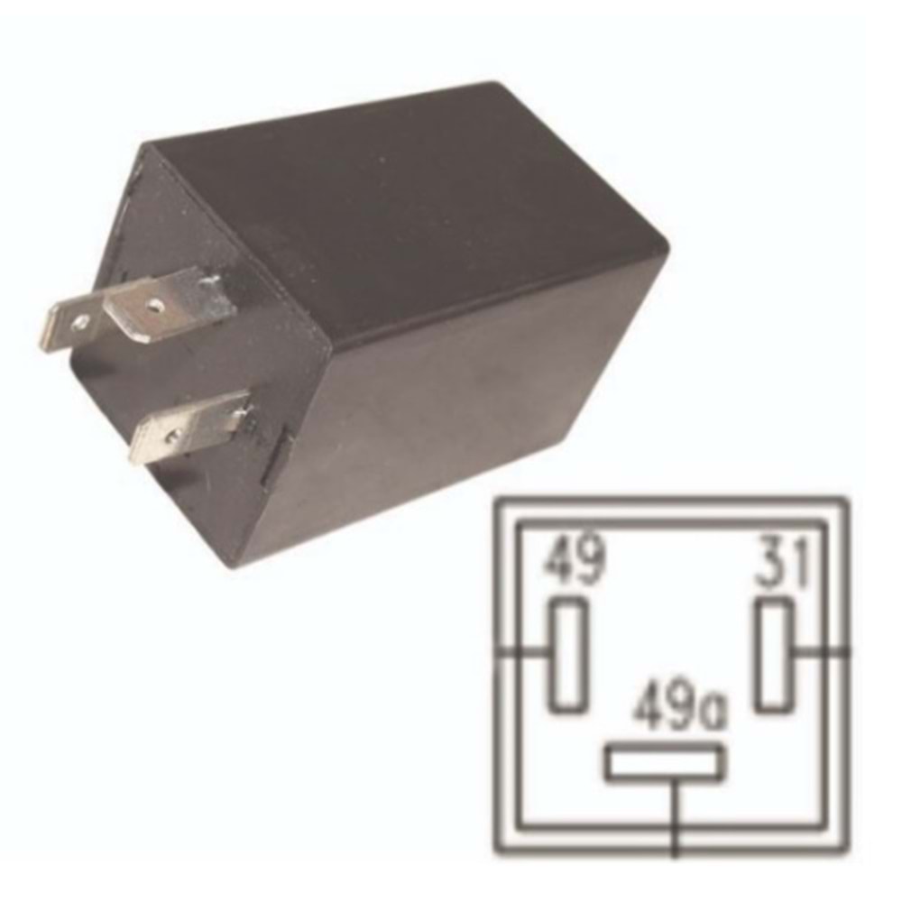 FLAŞÖR 12V 3 UÇ CARGO / MAGIRUS