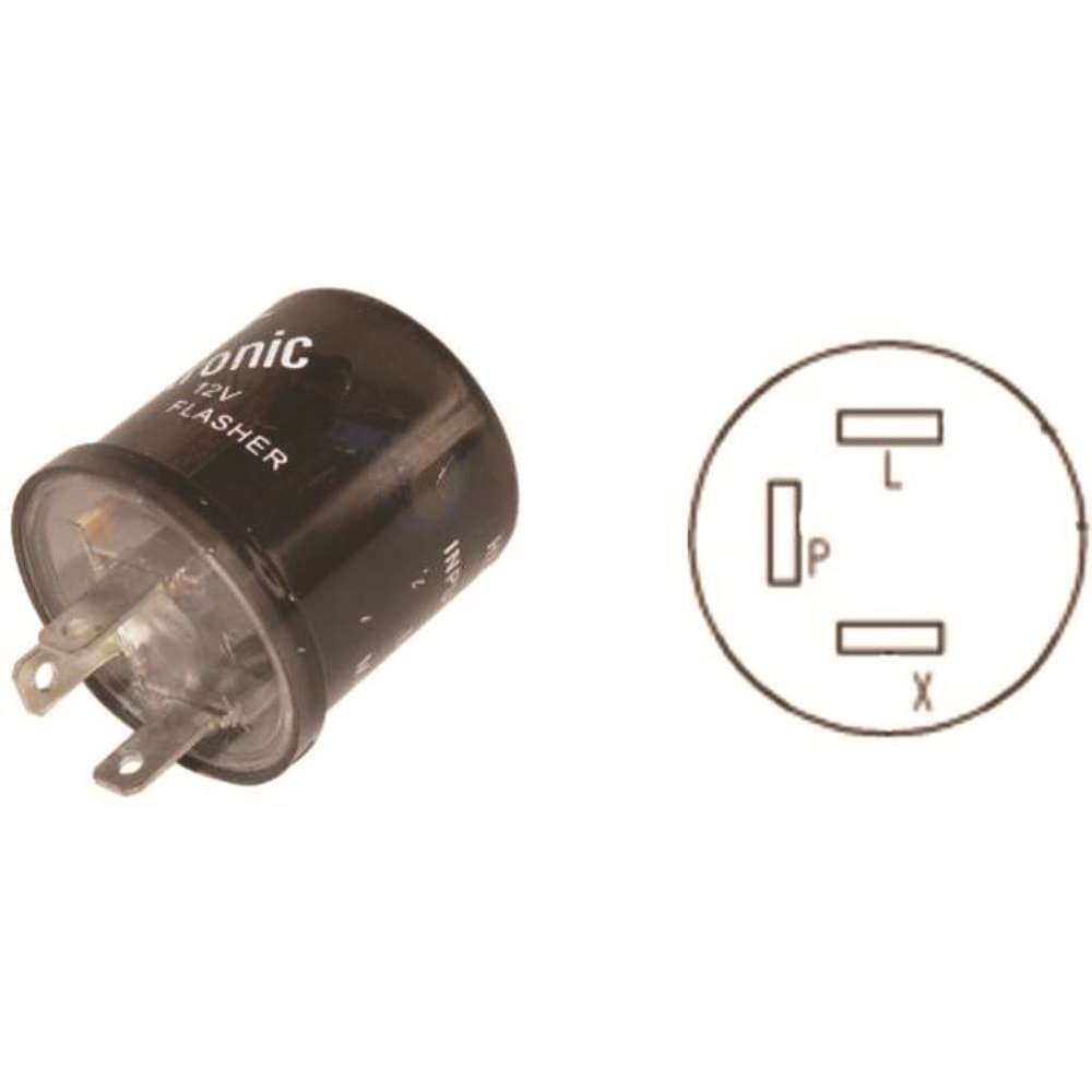 FLAŞÖR 12V ELEKTROMATİK