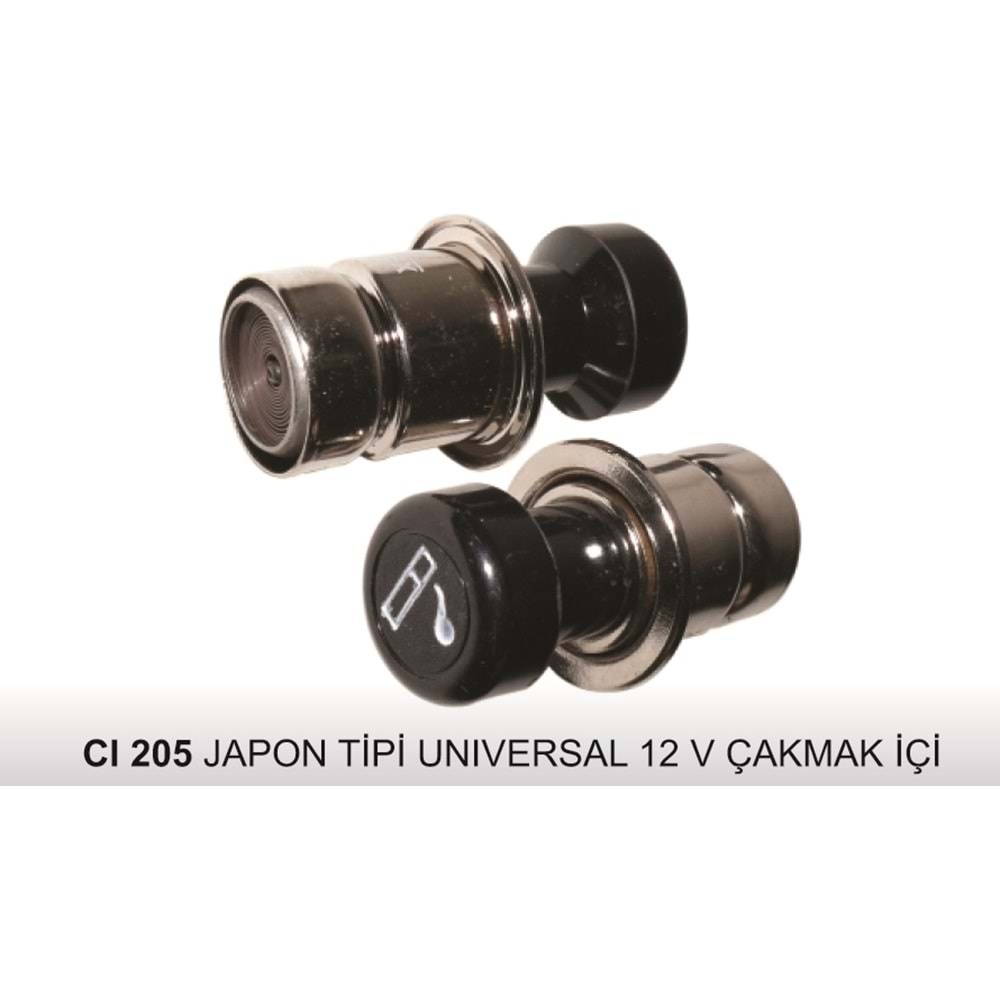 CI 205 ÇAKMAK İÇİ 12 V JAPON TİPİ UNIVERSAL