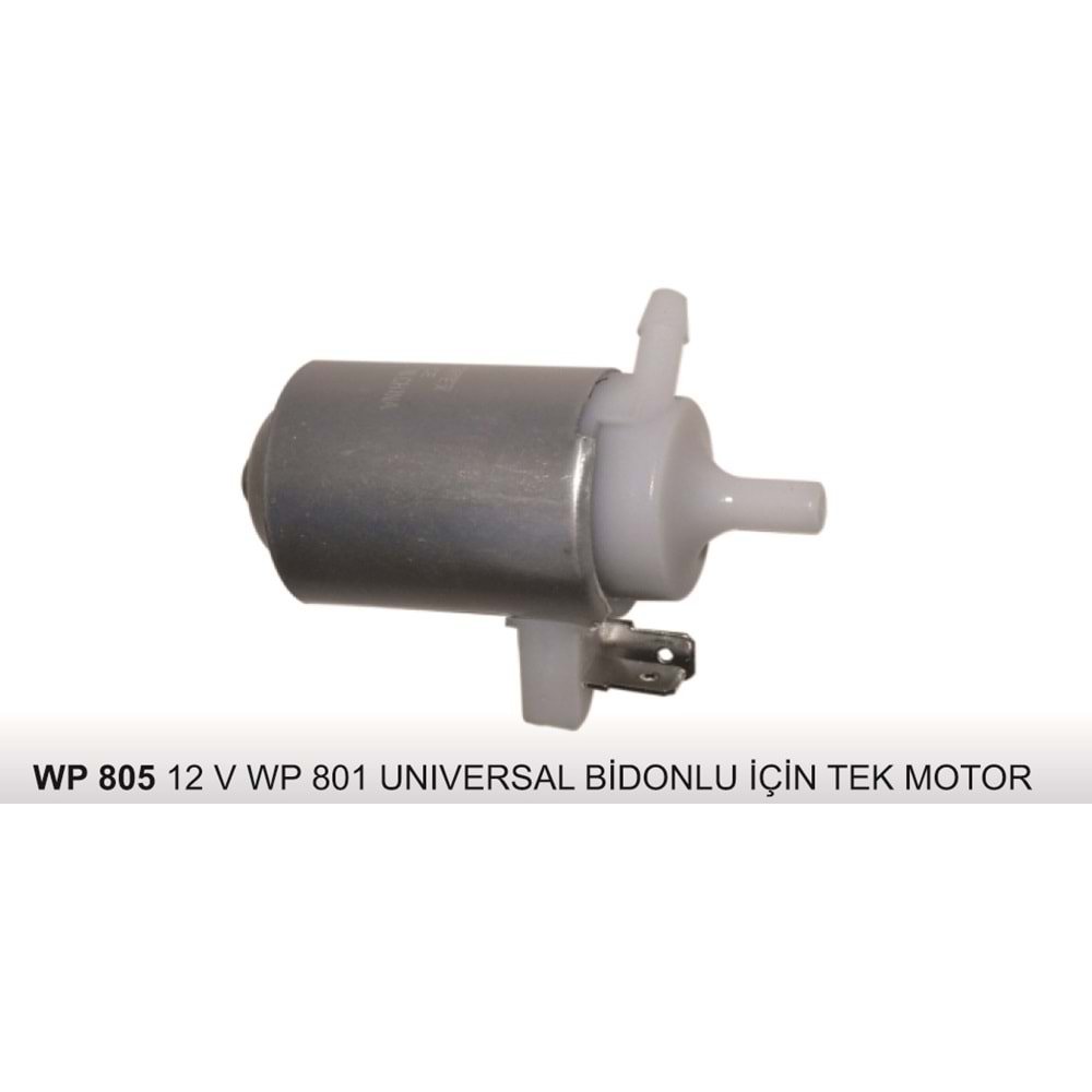 WP 805 TEK MOTOR 12V UNİVERSAL BIDONLU İÇİN