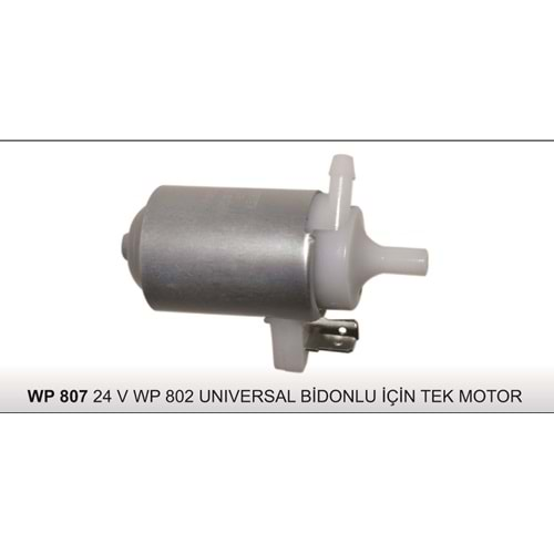 WP 807 TEK MOTOR 24V UNİVERSAL BİDONLU İÇİN