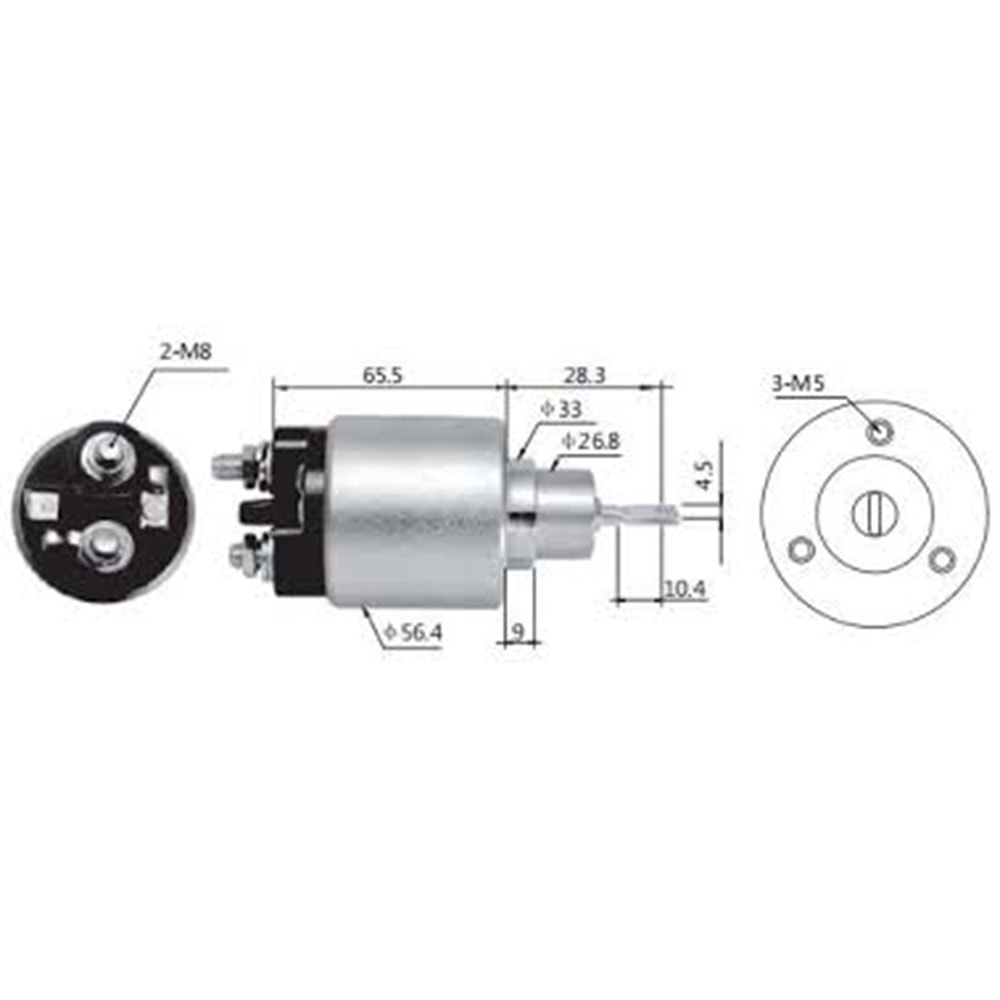 9126 M.OTM.12V VW - AUDI 3 DELİK