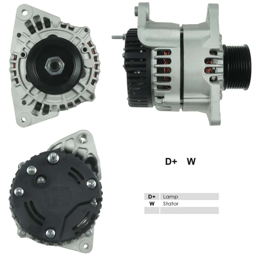 ALT DINAMO 12V 100A ISKRA TIP JCB BACKHOE LOADER 2