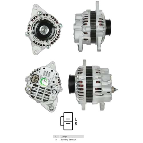 ALT DINAMO 12V 75A MITSUBISHI TIPI HYUNDAI ACCENT