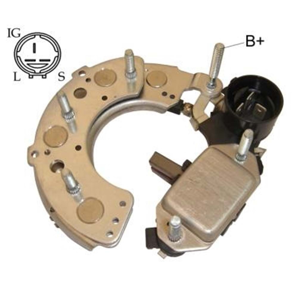 ALT DIOT TABLASI + KONJEKTOR 14.7V 35A 60A 6 DIOT