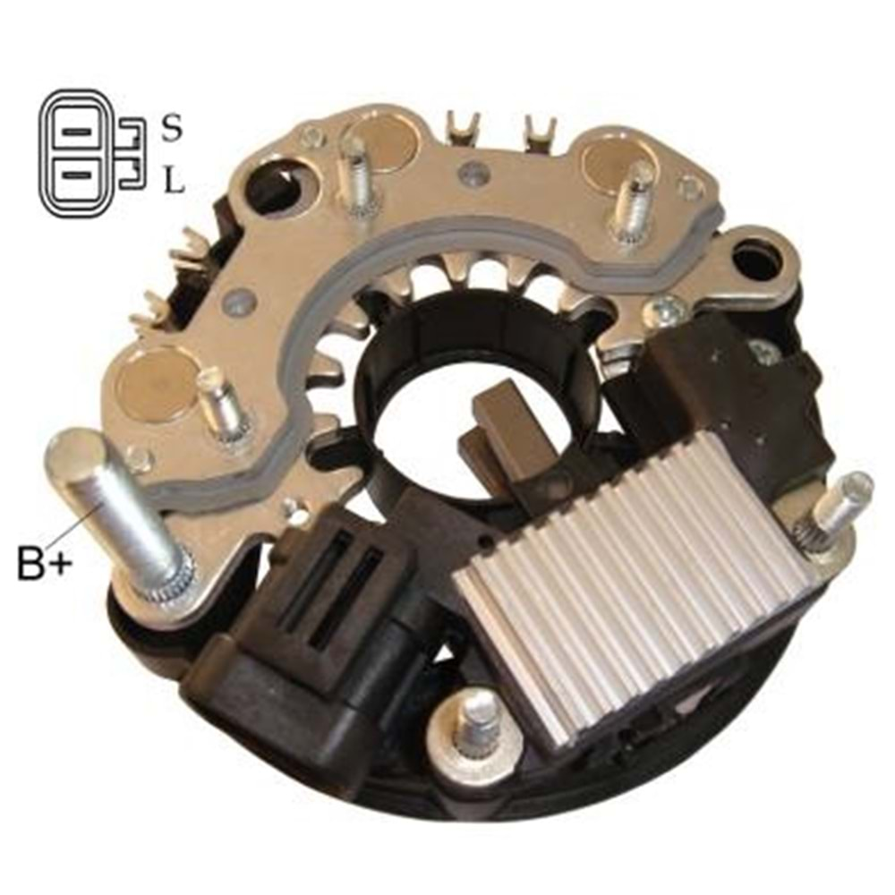 ALT DIOT TABLASI + KONJEKTOR 14.3V 80A 6 DIOT HITA