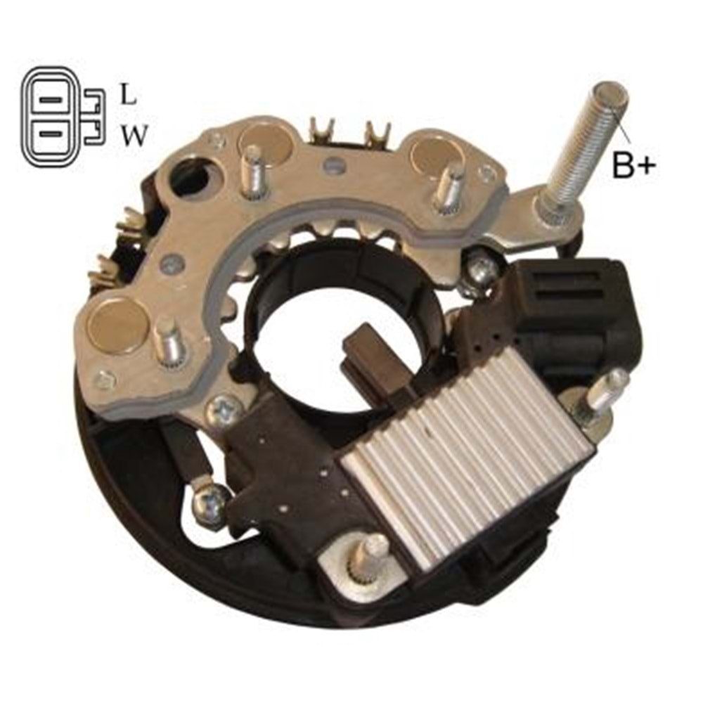 ALT DIOT TABLASI + KONJEKTOR 14.4V 70A 6 DIOT HITA