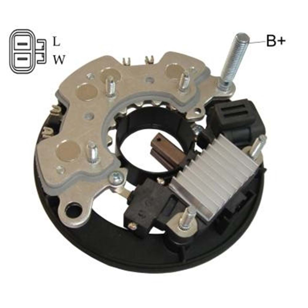 ALT DIOT TABLASI+KONJEKTOR 14.4V 100A 8 DIOT HITAC