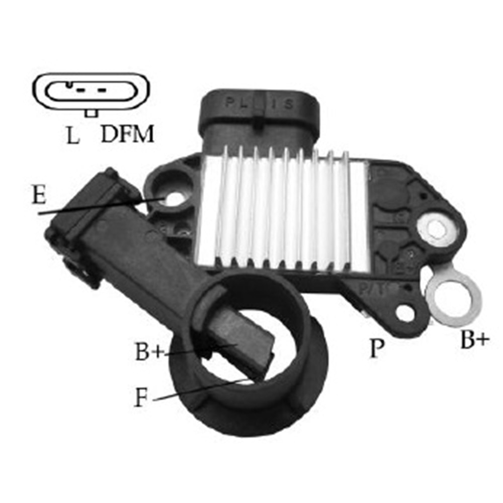 ALT KONJEKTOR 14.70V DELCO TIP CHEVROLET CAPTIVA/O