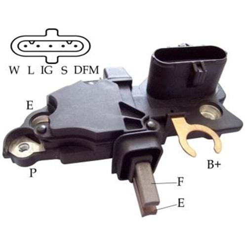 ALT KONJEKTOR 28.5V 5 FISLI BOSCH TIPI RENAULT PRE