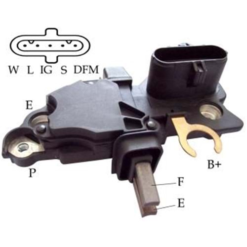 ALT KONJEKTOR 28.5V 5 FISLI BOSCH TIPI MERCEDES AX