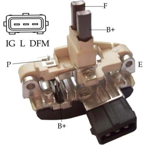 ALT KONJEKTOR 14.5V 2 FISLI BOSCH TIPI BMW E46 E90