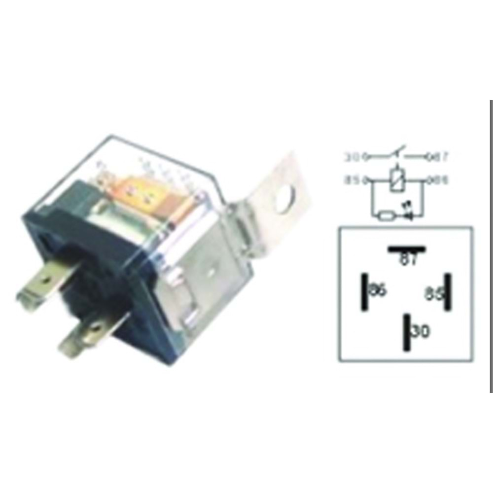 ROLE 12V 30A 4 UCLU SEFFAF SILIKONLU VR4500