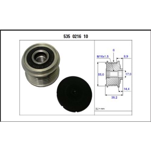 ALT RULMANLI KASNAK ix35 2.0 TUCSON SPORTAGE SANTA