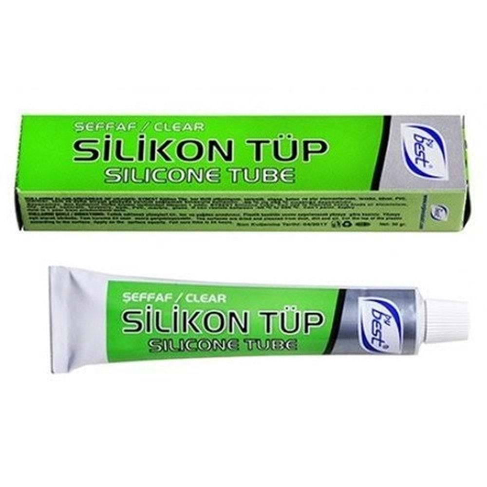 SİLİKON TÜP 50GR ŞEFFAF