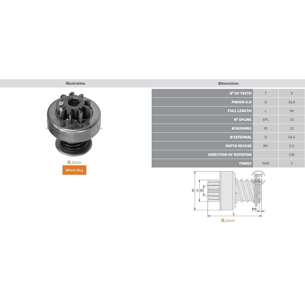 9 DİŞ PANCAR MOTOR-MAGIRUS-BOMAG-KHD