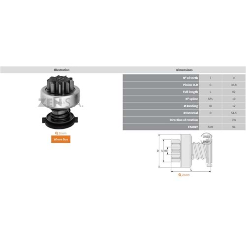 MARŞ DİŞLİSİ 9 DIS LAND ROVER DEFENDER 2.5D ( 90--