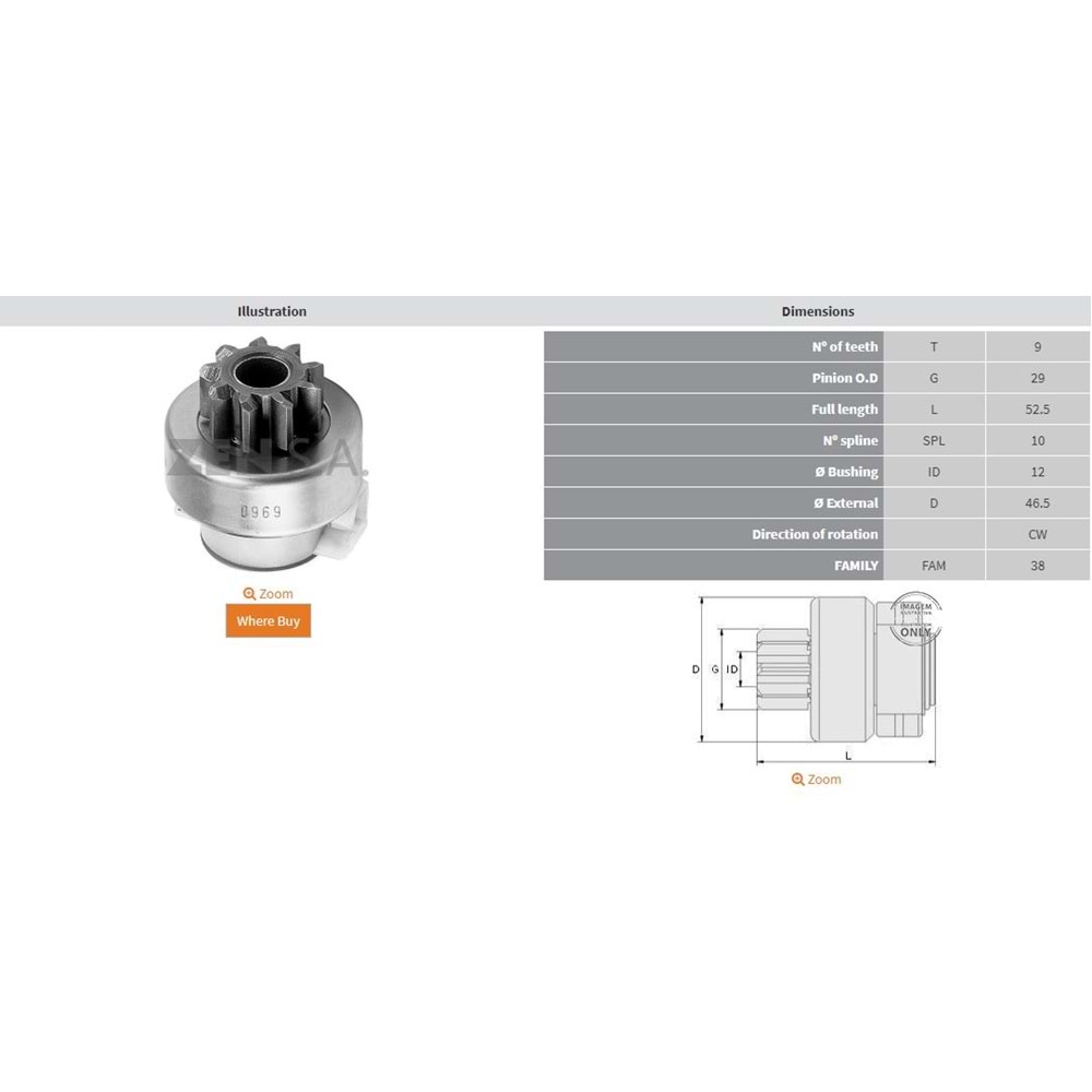 9 DİŞ MARELLI TİPİ BMW ( PAM 97 )