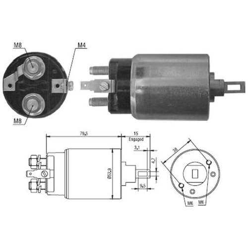 12V NISSAN, DATSUN ,BMC LEVENT 2500 CC MİNİBÜS,