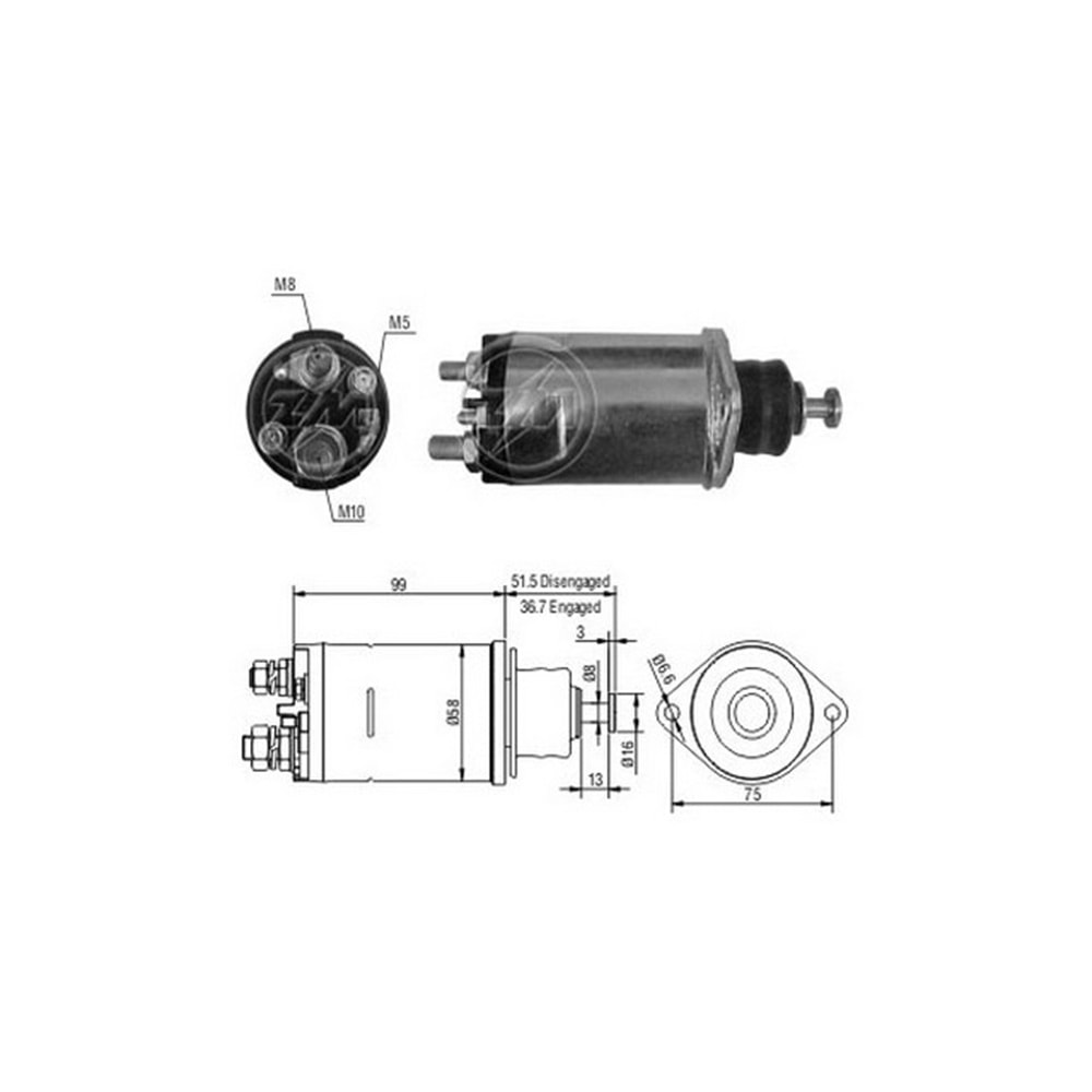 MARŞ OTOMATİĞİ 12V 28MT FORKLIFT IS MAKINESI (CBS-