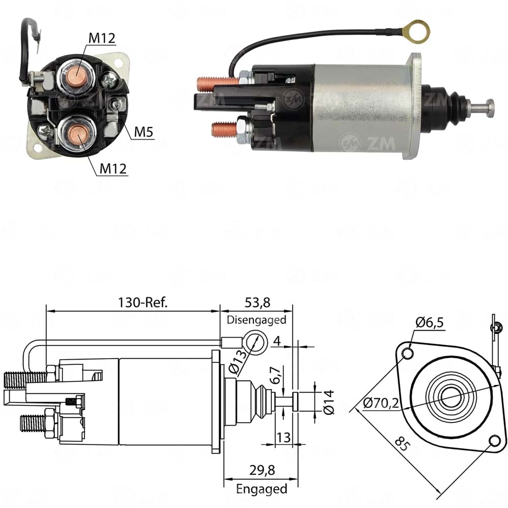 12V 39MT MERCEDES BENZ/VOLVO CUMMINS