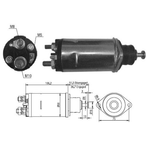 MARŞ OTOMATİĞİ 12V TRANSİT/ PİCK UP