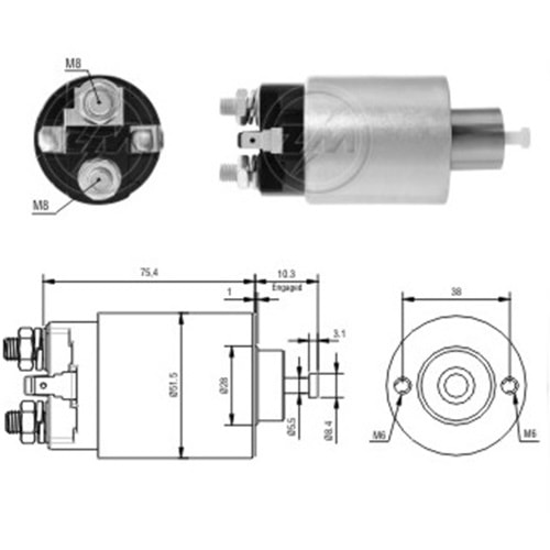 12V MEGANE II Y.M. DACIA LOGAN DUSTER MARS OTOM