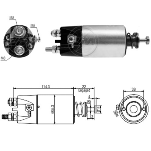 MARŞ OTOMATİĞİ 24V CATERPILLAR MITSUBISHI FUSO CAN